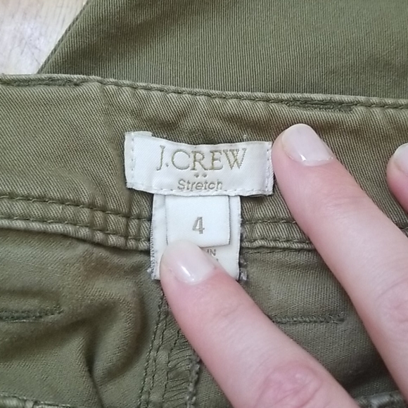 J Crew Stretch Cargo Capri Pant - Picture 2 of 7